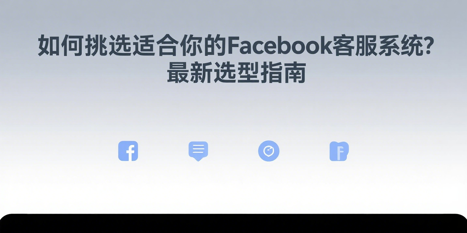 如何挑选适合你的Facebook客服系统？最新选型指南