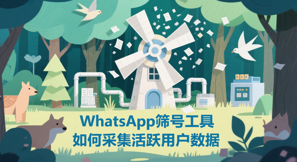 whatsapp筛号工具如何采集活跃用户数据？