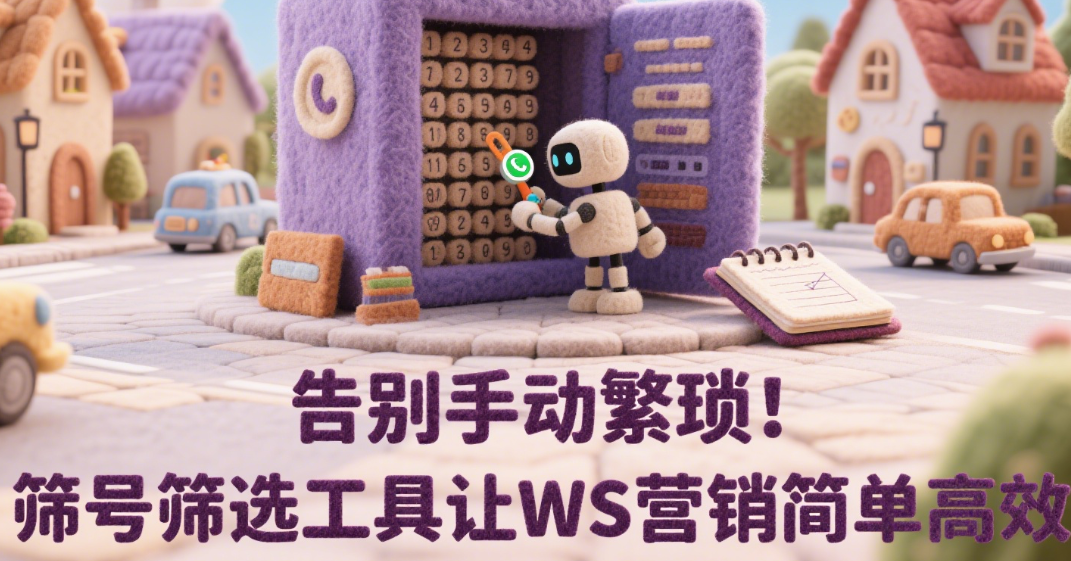 告别手动繁琐！筛号筛选工具让WS营销简单高效