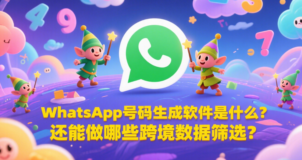 WhatsApp号码生成软件是什么？还能做哪些跨境数据筛选？