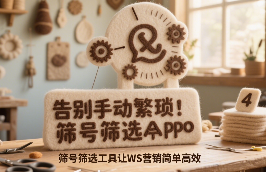 告别手动繁琐！筛号筛选工具让WS营销简单高效