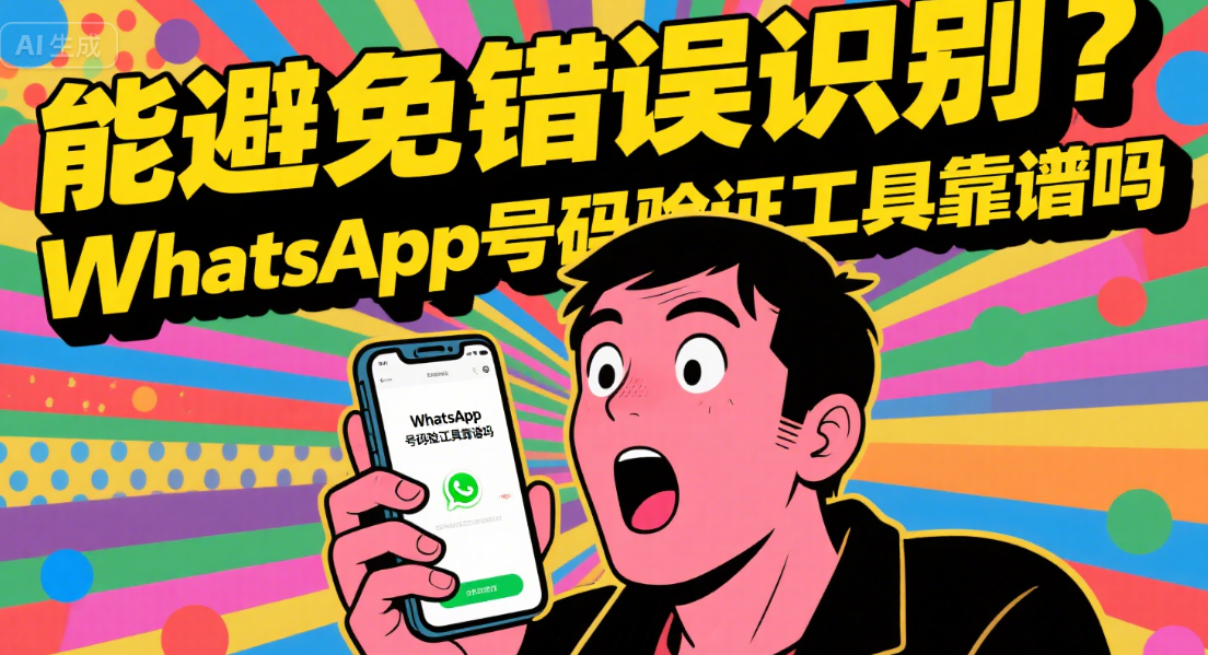 能避免错误识别？WhatsApp号码验证工具靠谱吗