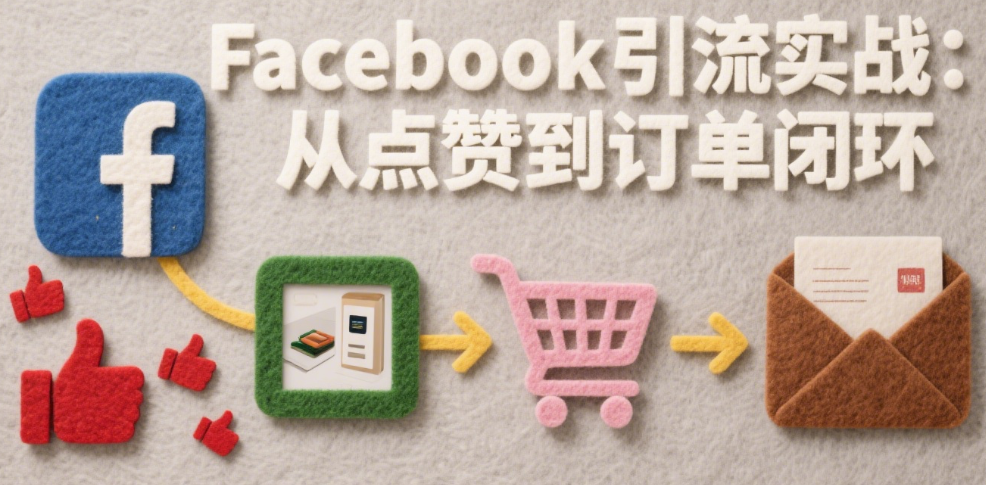 Facebook引流实战：从点赞到订单闭环