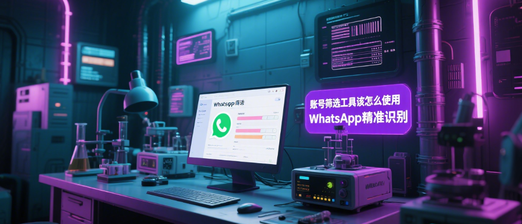 账号筛选工具该怎么使用WhatsApp精准识别